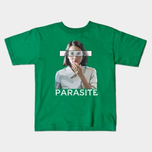 Appalled Face (Parasite) (With Eyes, with Title) Kids T-Shirt